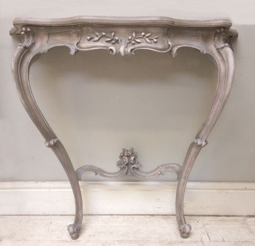 old french console table